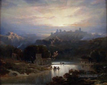 Landschaft Werke - die Burg von alcal de guada ra Landschaft David Roberts RA